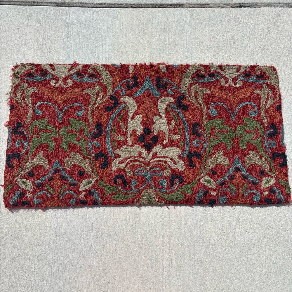 Floral Patterned Rug - Picture 2 of 2